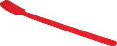 SpeedTech - 8" Long Red Nylon & Polyethylene Hook & Loop Strap - 40 Lb Tensile Strength - Benchmark Tooling