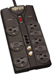 Tripp-Lite - 8 Outlets, 120 VAC15 Amps, 8' Cord, Power Outlet Strip - Floor, Keyhole Mount, 5-15 NEMA Configuration, 1.51" Strip - Benchmark Tooling