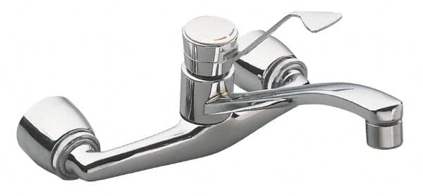 Moen - Wall Mount, Kitchen Faucet with Spray - One Handle, Lever Handle, Standard Spout - Benchmark Tooling