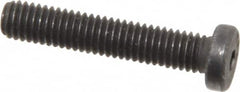 Value Collection - #10-32 UNF Hex Socket Drive, Low Socket Cap Screw - Alloy Steel, Black Oxide Finish, Fully Threaded, 1" Length Under Head - Benchmark Tooling