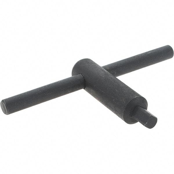 Interstate - 4" Chuck Diam Compatibility, Lathe Chuck Key - 3-1/8" Body Length, 1/4" Actual Key Square Size - Benchmark Tooling