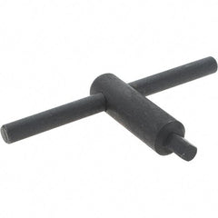 Interstate - 4" Chuck Diam Compatibility, Lathe Chuck Key - 3-1/8" Body Length, 1/4" Actual Key Square Size - Benchmark Tooling