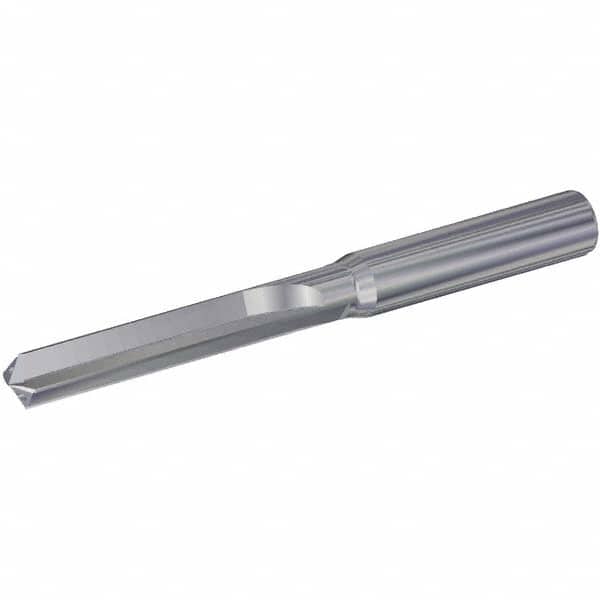 Kennametal - 10.5mm, 130° Point, Solid Carbide Straight Flute Drill Bit - Benchmark Tooling