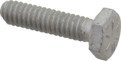 Armor Coat - 1/4-20 UNC, 1" Length Under Head Hex Head Cap Screw - Fully Threaded, Grade 8 Steel, 7/16" Hex - Benchmark Tooling