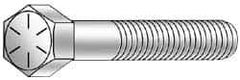 Armor Coat - 1/2-20 UNF, 6" Length Under Head Hex Head Cap Screw - Partially Threaded, Grade 8 Steel, 3/4" Hex - Benchmark Tooling