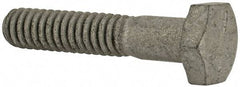 Armor Coat - 1/4-20 UNC, 1-1/4" Length Under Head Hex Head Cap Screw - Partially Threaded, Grade 8 Steel, 7/16" Hex - Benchmark Tooling