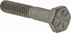 Armor Coat - 1/4-20 UNC, 1-1/2" Length Under Head Hex Head Cap Screw - Partially Threaded, Grade 8 Steel, 7/16" Hex - Benchmark Tooling