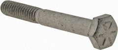 Armor Coat - 1/4-20 UNC, 2" Length Under Head Hex Head Cap Screw - Partially Threaded, Grade 8 Steel, 7/16" Hex - Benchmark Tooling