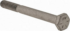 Armor Coat - 1/4-20 UNC, 2-1/2" Length Under Head Hex Head Cap Screw - Partially Threaded, Grade 8 Steel, 7/16" Hex - Benchmark Tooling