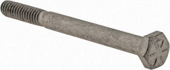 Armor Coat - 1/4-20 UNC, 2-3/4" Length Under Head Hex Head Cap Screw - Partially Threaded, Grade 8 Steel, 7/16" Hex - Benchmark Tooling