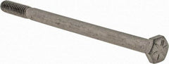 Armor Coat - 1/4-20 UNC, 4" Length Under Head Hex Head Cap Screw - Partially Threaded, Grade 8 Steel, 7/16" Hex - Benchmark Tooling