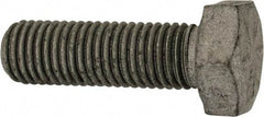 Armor Coat - 5/16-24 UNF, 1" Length Under Head Hex Head Cap Screw - Fully Threaded, Grade 8 Steel, 1/2" Hex - Benchmark Tooling