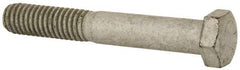 Armor Coat - 3/8-16 UNC, 2-1/2" Length Under Head Hex Head Cap Screw - Partially Threaded, Grade 8 Steel, 9/16" Hex - Benchmark Tooling
