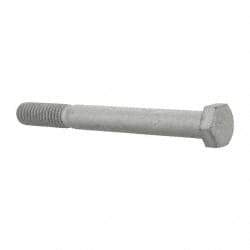 Armor Coat - 3/8-16 UNC, 3-1/2" Length Under Head Hex Head Cap Screw - Partially Threaded, Grade 8 Steel, 9/16" Hex - Benchmark Tooling