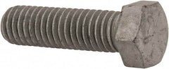 Armor Coat - 7/16-14 UNC, 1-1/2" Length Under Head Hex Head Cap Screw - Fully Threaded, Grade 8 Steel, 5/8" Hex - Benchmark Tooling