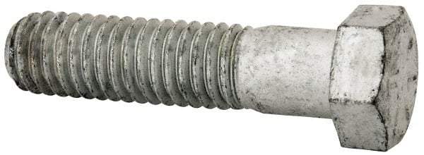 Armor Coat - 7/16-14 UNC, 1-3/4" Length Under Head Hex Head Cap Screw - Partially Threaded, Grade 8 Steel, 5/8" Hex - Benchmark Tooling