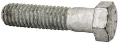 Armor Coat - 7/16-14 UNC, 1-3/4" Length Under Head Hex Head Cap Screw - Partially Threaded, Grade 8 Steel, 5/8" Hex - Benchmark Tooling