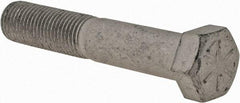 Armor Coat - 7/16-20 UNF, 2-1/2" Length Under Head Hex Head Cap Screw - Partially Threaded, Grade 8 Steel, 5/8" Hex - Benchmark Tooling