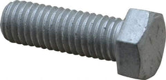 Armor Coat - 1/2-13 UNC, 1-1/2" Length Under Head Hex Head Cap Screw - Fully Threaded, Grade 8 Steel, 3/4" Hex - Benchmark Tooling