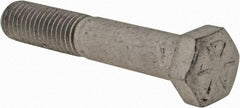 Armor Coat - 1/2-13 UNC, 3" Length Under Head Hex Head Cap Screw - Partially Threaded, Grade 8 Steel, 3/4" Hex - Benchmark Tooling