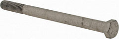 Armor Coat - 1/2-13 UNC, 6-1/2" Length Under Head Hex Head Cap Screw - Partially Threaded, Grade 8 Steel, 3/4" Hex - Benchmark Tooling