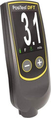 Made in USA - 0 to 40 mil Digital Coating Thickness Gage - For Use with Ferrous/Nonferrous Bases - Benchmark Tooling