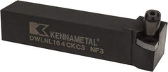 Kennametal - DWLN, Left Hand Cut, 5° Lead Angle, 1" Shank Height x 1" Shank Width, Negative Rake Indexable Turning Toolholder - 5" OAL, WN..43. Insert Compatibility, Series Kenclamp - Benchmark Tooling