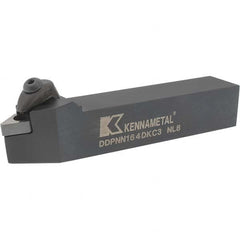 Kennametal - DDPN, Neutral Cut, 0° Lead Angle, 1" Shank Height x 1" Shank Width, Negative Rake Indexable Turning Toolholder - 6" OAL, DN..43. Insert Compatibility, Series Kenclamp - Benchmark Tooling