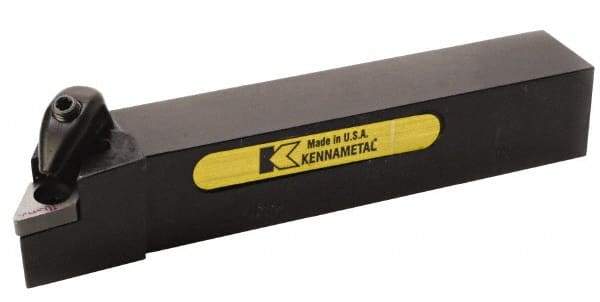 Kennametal - DDJN, Left Hand Cut, 3° Lead Angle, 20mm Shank Height x 20mm Shank Width, Negative Rake Indexable Turning Toolholder - 125mm OAL, DN..1104.. Insert Compatibility, Series Kenclamp - Benchmark Tooling