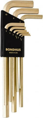 Bondhus - Hex Key Sets Tool Type: Hex Handle Type: L-Key Long Arm - Benchmark Tooling