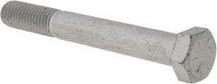 Armor Coat - 5/8-11 UNC, 5" Length Under Head Hex Head Cap Screw - Partially Threaded, Grade 8 Steel, 15/16" Hex - Benchmark Tooling