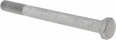 Armor Coat - 5/8-11 UNC, 7" Length Under Head Hex Head Cap Screw - Partially Threaded, Grade 8 Steel, 15/16" Hex - Benchmark Tooling