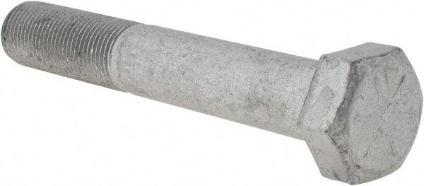Armor Coat - 5/8-18 UNF, 4" Length Under Head Hex Head Cap Screw - Partially Threaded, Grade 8 Steel, 15/16" Hex - Benchmark Tooling