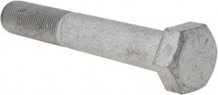 Armor Coat - 5/8-18 UNF, 4" Length Under Head Hex Head Cap Screw - Partially Threaded, Grade 8 Steel, 15/16" Hex - Benchmark Tooling