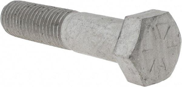 Armor Coat - 3/4-10 UNC, 3-1/2" Length Under Head Hex Head Cap Screw - Partially Threaded, Grade 8 Steel, 1-1/8" Hex - Benchmark Tooling