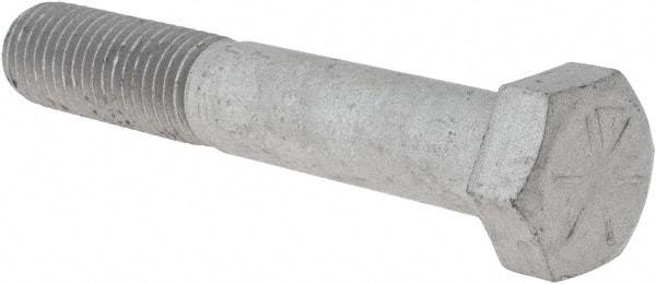 Armor Coat - 3/4-10 UNC, 4-1/2" Length Under Head Hex Head Cap Screw - Partially Threaded, Grade 8 Steel, 1-1/8" Hex - Benchmark Tooling