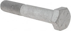 Armor Coat - 3/4-10 UNC, 4-1/2" Length Under Head Hex Head Cap Screw - Partially Threaded, Grade 8 Steel, 1-1/8" Hex - Benchmark Tooling