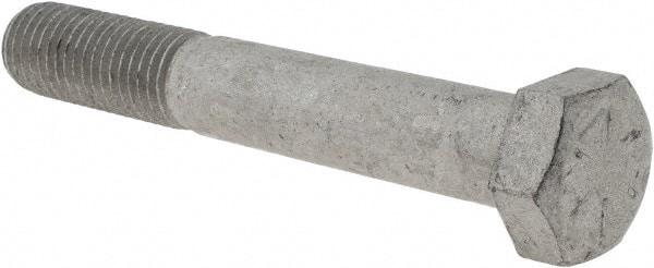 Armor Coat - 3/4-10 UNC, 5" Length Under Head Hex Head Cap Screw - Partially Threaded, Grade 8 Steel, 1-1/8" Hex - Benchmark Tooling