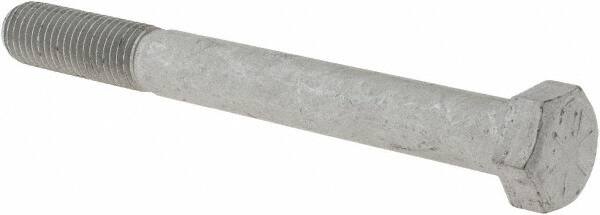 Armor Coat - 3/4-10 UNC, 7" Length Under Head Hex Head Cap Screw - Partially Threaded, Grade 8 Steel, 1-1/8" Hex - Benchmark Tooling