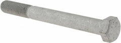 Armor Coat - 3/4-10 UNC, 7" Length Under Head Hex Head Cap Screw - Partially Threaded, Grade 8 Steel, 1-1/8" Hex - Benchmark Tooling