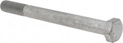 Armor Coat - 3/4-10 UNC, 8" Length Under Head Hex Head Cap Screw - Partially Threaded, Grade 8 Steel, 1-1/8" Hex - Benchmark Tooling