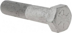 Armor Coat - 3/4-16 UNF, 3-1/2" Length Under Head Hex Head Cap Screw - Partially Threaded, Grade 8 Steel, 1-1/8" Hex - Benchmark Tooling
