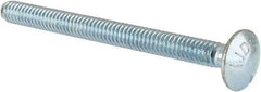 Value Collection - 1/4-20 UNC 3" Length Under Head, Standard Square Neck, Carriage Bolt - Grade 5 Steel, Zinc-Plated Finish - Benchmark Tooling