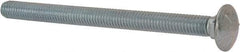 Value Collection - 3/8-16 UNC 5" Length Under Head, Standard Square Neck, Carriage Bolt - Grade 5 Steel, Zinc-Plated Finish - Benchmark Tooling