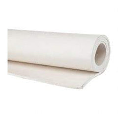 Made in USA - 36" Wide, 1/8" Thick, Neoprene Rubber Foam Sheet - 50 to 60 Durometer, White, -20 to 170°F, 900 psi Tensile Strength, Cut-to-Length - Benchmark Tooling