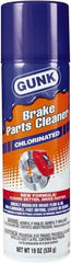 Gunk - Chlorinated Brake Parts Cleaner - 19 oz Aerosol Can - Benchmark Tooling