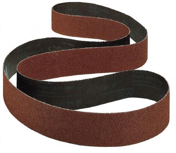 3M - 4" Wide x 168" OAL, Aluminum Oxide Abrasive Belt - Aluminum Oxide, Coarse, Nonwoven, Series SC-BL - Benchmark Tooling