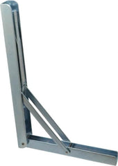 Knape & Vogt - 750 Lb Capacity, Anachrome Steel Coated, Shelf Bracket - 12" Long, 0.5906" Wide - Benchmark Tooling