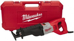 Milwaukee Tool - 3,000 Strokes per Minute, 3/4 Inch Stroke Length, Electric Reciprocating Saw - 120 Volts, 12 Amps - Benchmark Tooling