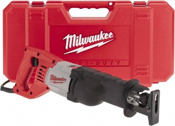 Milwaukee Tool - 3,000 Strokes per Minute, 1-1/8 Inch Stroke Length, Electric Reciprocating Saw - 120 Volts, 12 Amps - Benchmark Tooling